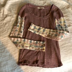 Free People long sleeve top, size S